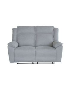 Sofa reclinable 2 cuerpos eléctrico Dublín gris oscuro