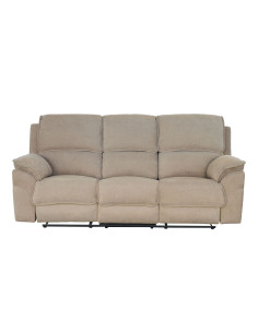 Sofá reclinable 3 cuerpos Oporto café