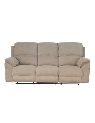 Sofá reclinable 3 cuerpos Oporto café