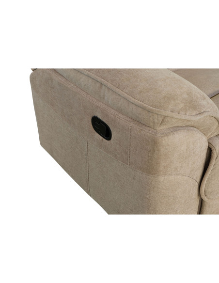 Sofá reclinable 3 cuerpos Oporto café