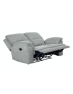 Sofá reclinable 2 cuerpos Oporto gris oscuro 2