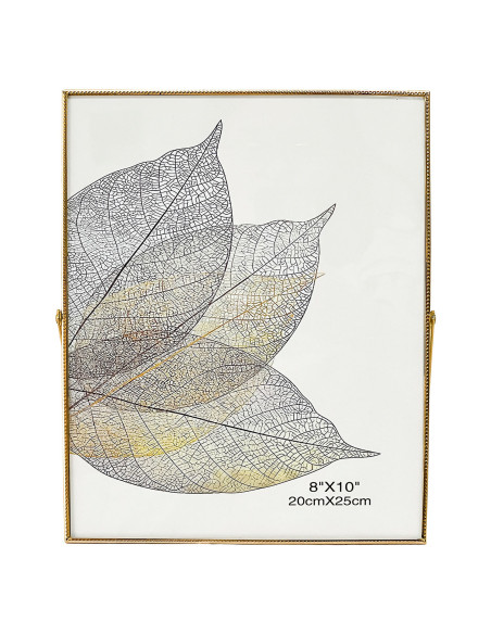 Marco Foto Dorado 20x25 cm - Decoración Elegante para el Hogar