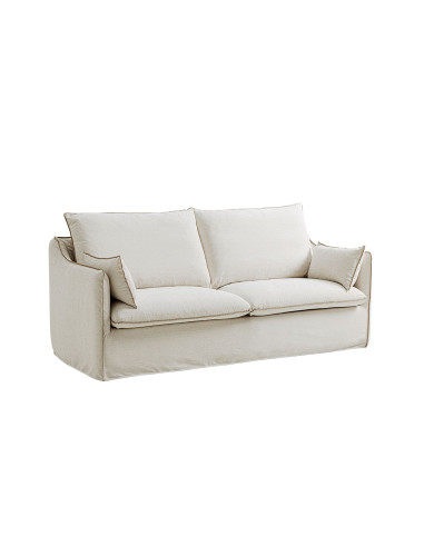 Sofá 2 cuerpos Limerick blanco