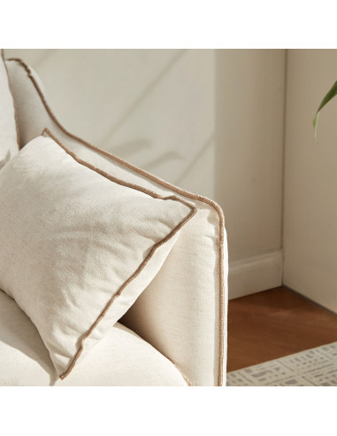 Sofá 3 cuerpos Limerick blanco