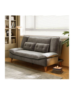 Futón 3 cuerpos Zen gris oscuo 2