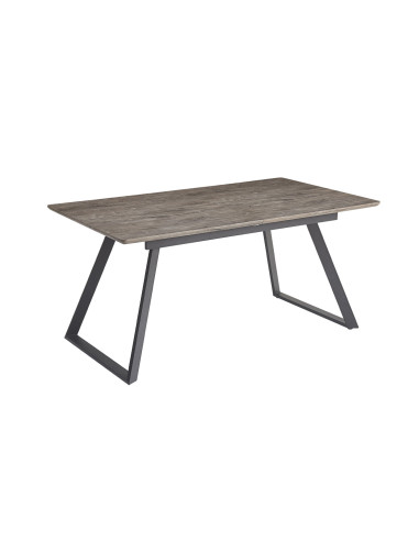 Mesa comedor extensible Shelton gris