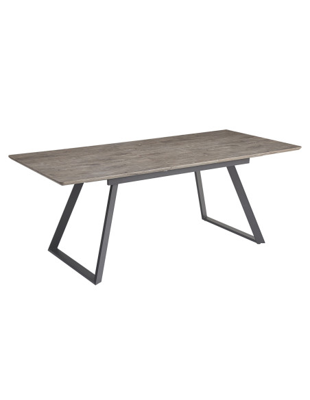Mesa comedor extensible Shelton gris