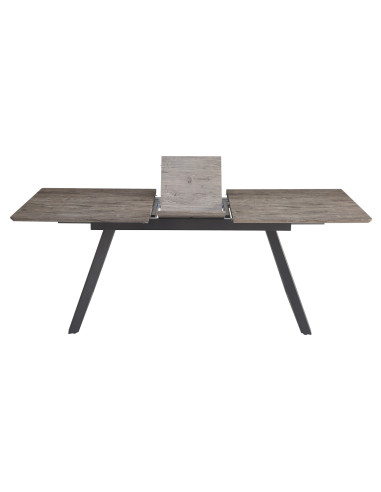 Mesa comedor extensible Shelton gris