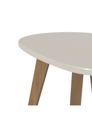 Mesa de Centro Orgánica Blanco - Elegante y Moderna