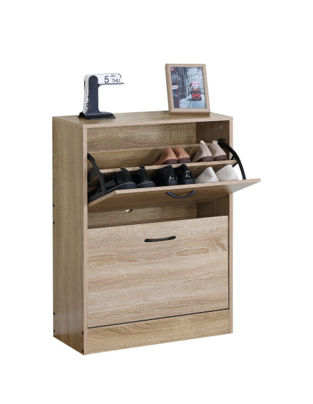 Zapatero 2 cajones Suno café