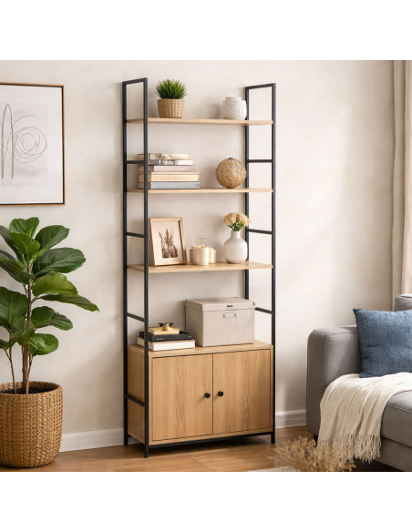 Estante 3 niveles 2 puertas Enzo