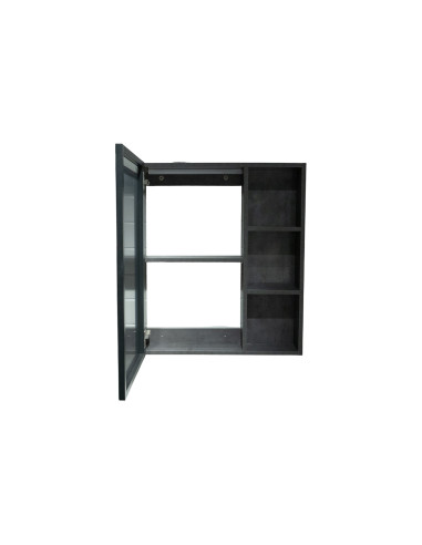 Mueble de Baño Danubio 2 Puertas 60 cm con lavamanos y espejo