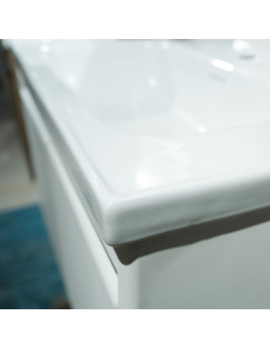 Mueble de Baño Volga 2 puertas 60 cm con lavamanos y espejo