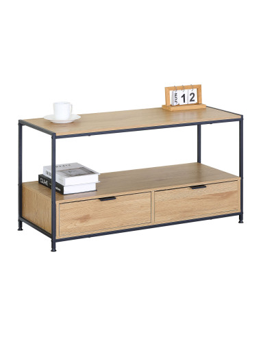 Mesa centro 2 cajones Paolo