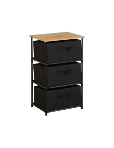 Comoda tela 3 cajones Lucca