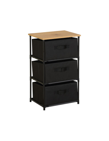 Comoda tela 3 cajones Lucca