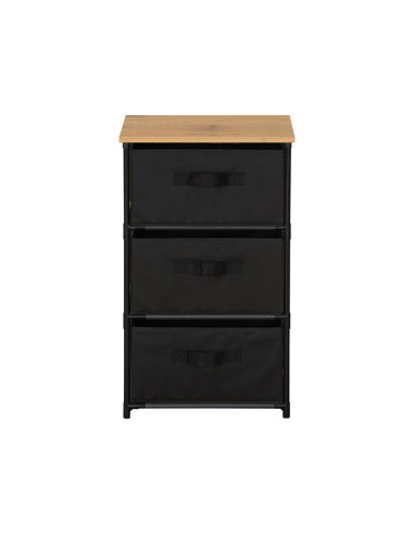 Comoda tela 3 cajones Lucca