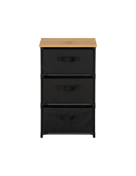 Comoda tela 3 cajones Lucca