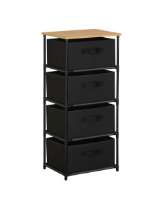 Comoda tela 4 cajones Lucca