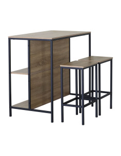 Juego comedor bar 2 sillas Luzio