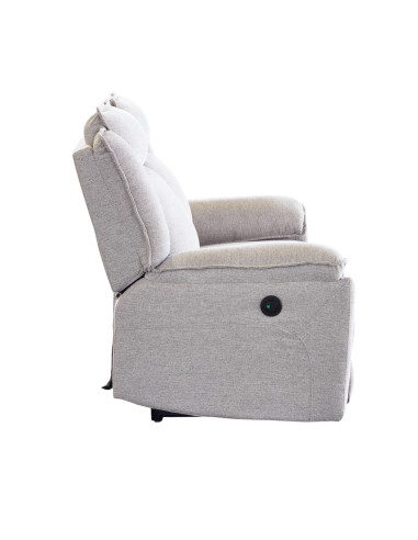 Sofa reclinable 2 cuerpos eléctrico Dublín beige