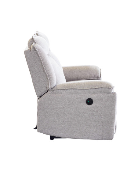 Sofa reclinable 2 cuerpos eléctrico Dublín beige
