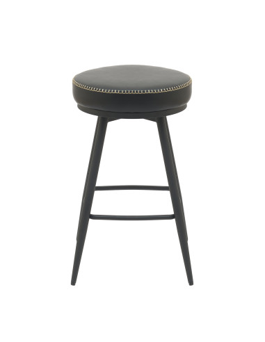 Silla bar Aria giratoria negro set 2