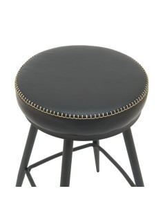 Silla bar Aria giratoria negro set 2 2