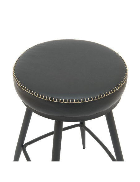 Silla bar Aria giratoria negro set 2