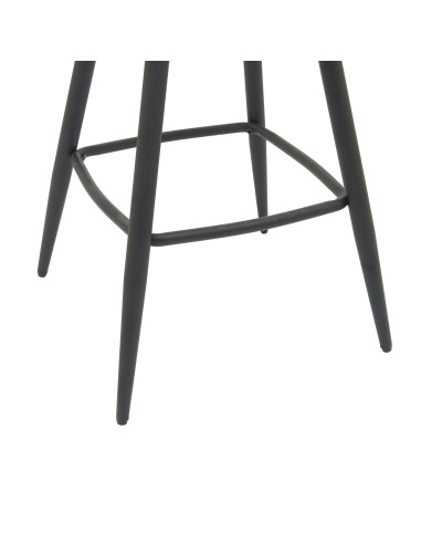 Silla bar Aria giratoria negro set 2