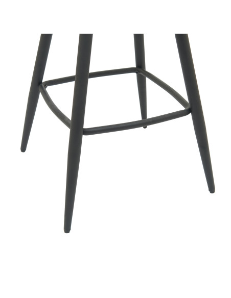 Silla bar Aria giratoria negro set 2