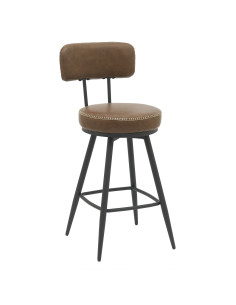 Silla bar Soma giratoria camel set de 2 2