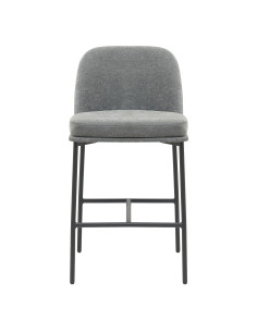 Silla bar Gaia gris set de 2