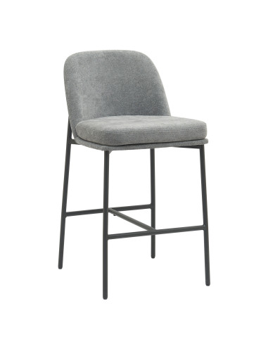 Silla bar Gaia gris set de 2