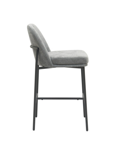 Silla bar Gaia gris set de 2