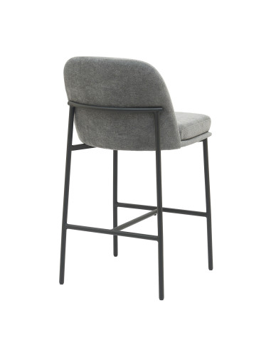 Silla bar Gaia gris set de 2