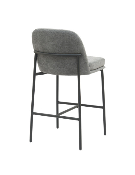 Silla bar Gaia gris set de 2