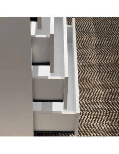 Cómoda Hantu 4 cajones con espejo