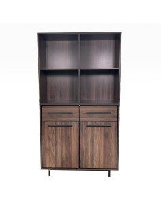 Estante Lang 2 cajones 2 puertas