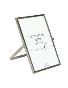 Marco fotos plateado 10x15cm