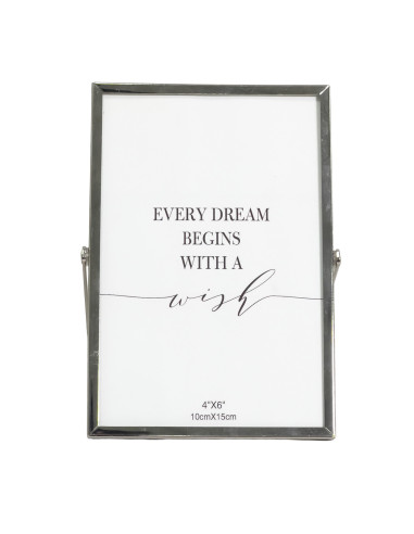 Marco fotos plateado 10x15cm