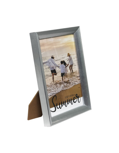 Marco de foto plateado 13x18cm