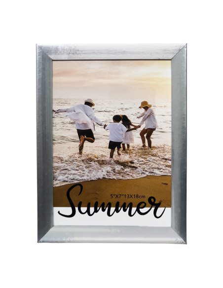 Marco de foto plateado 13x18cm