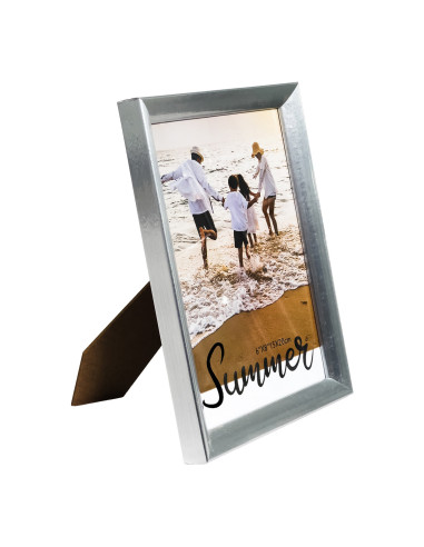 Marco de foto plateado 15x20cm