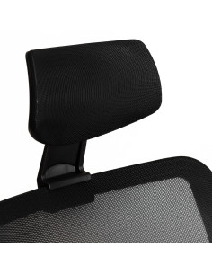 Silla oficina alta Saga gris 2