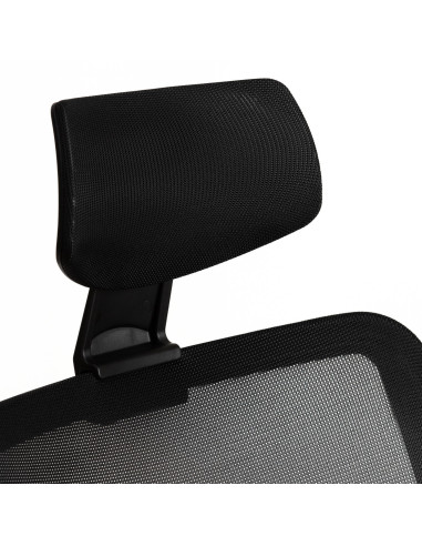 Silla oficina alta Saga gris