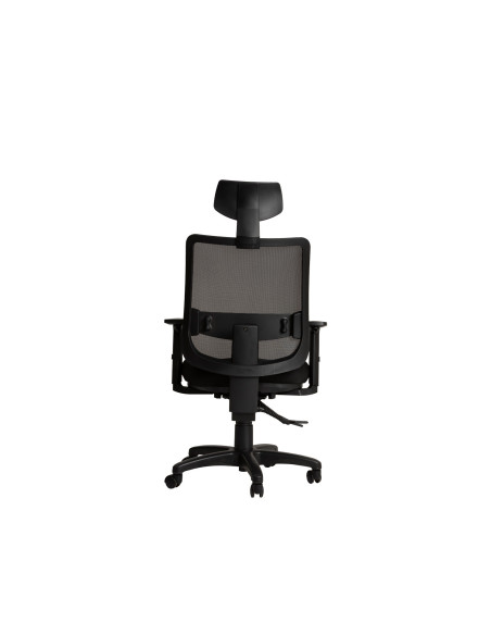 Silla oficina alta Saga negro