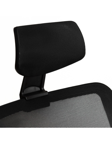 Silla oficina alta Saga negro