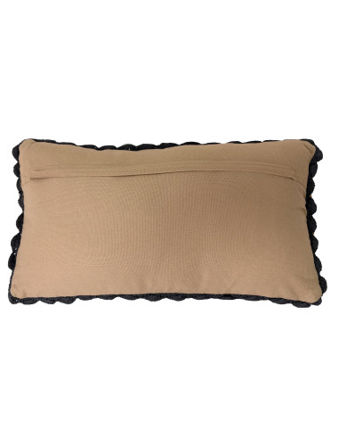 Cojín de Rafia 30x50cm - Decoración Textil para el Hogar