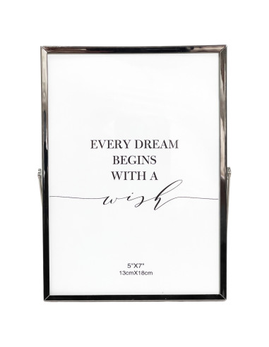 Marco fotos plateado13x18cm